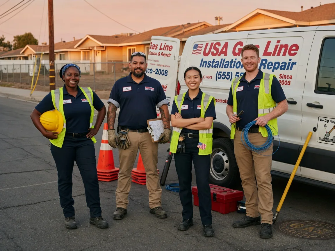 Gas Line Installation company in Diamond City, AR